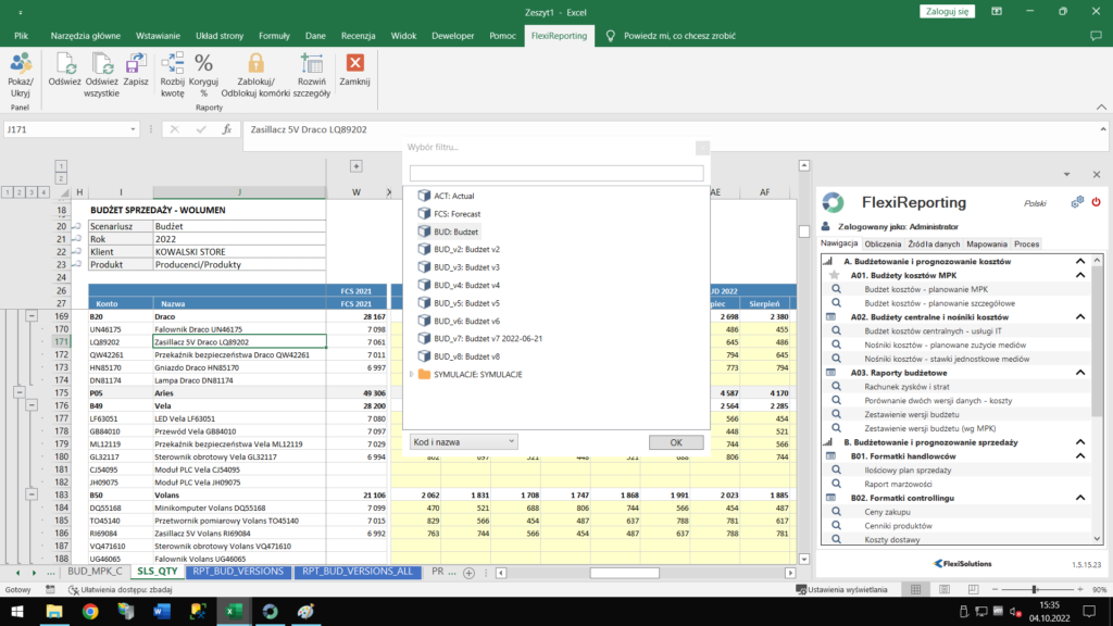 program do budżetowania
