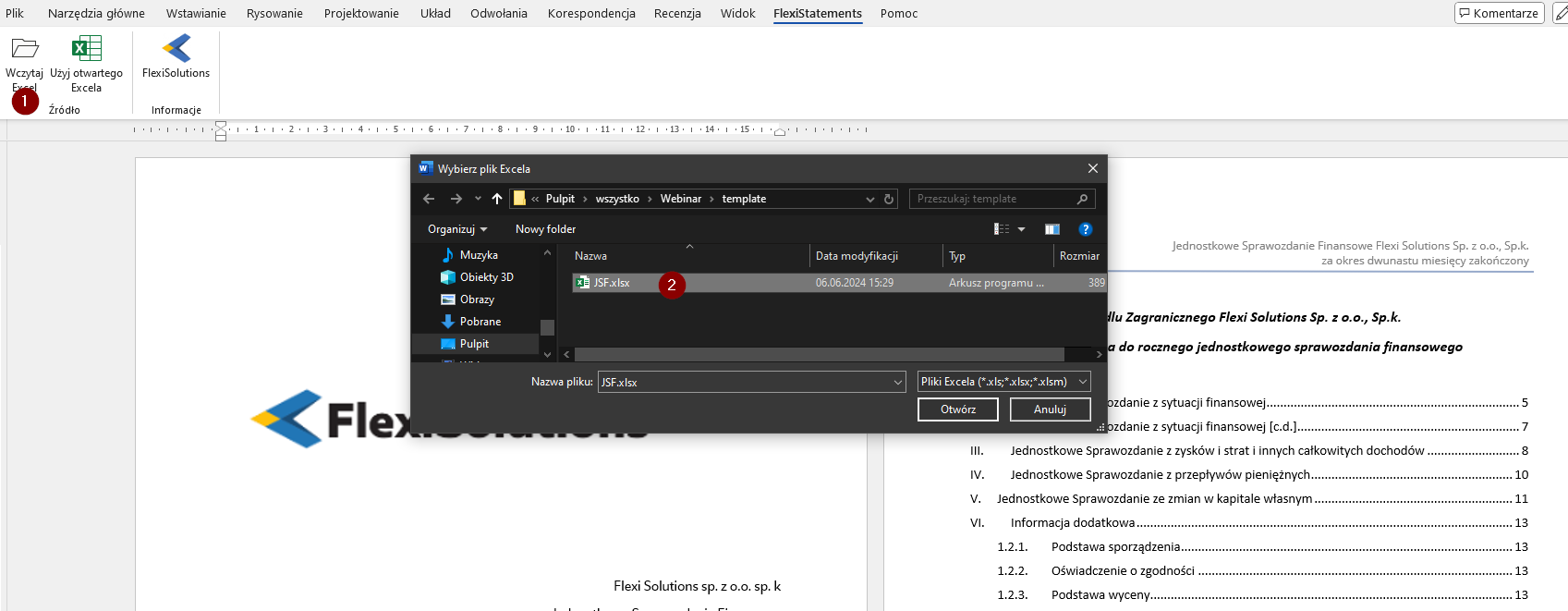 Program do sprawozdań finansowych