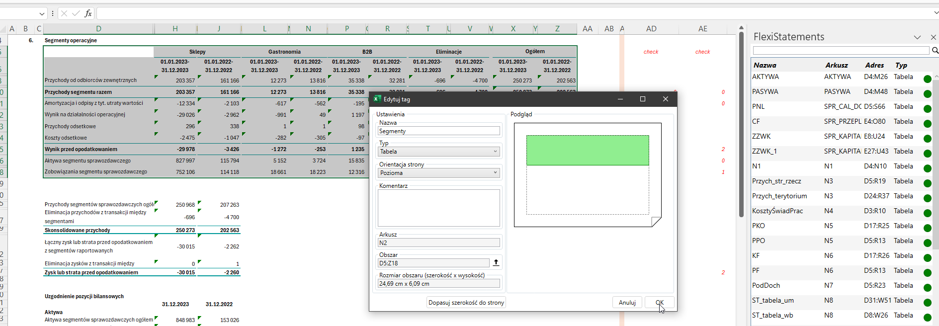 Program do sprawozdań finansowych
